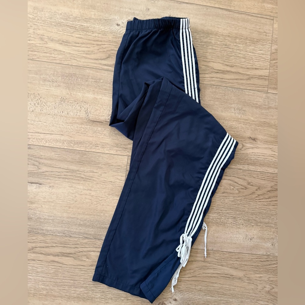 Edikted Track Pants Navy Blue